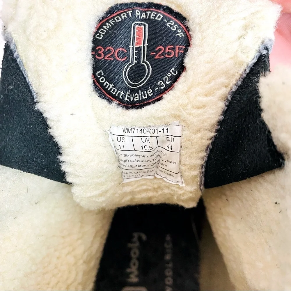 Woolrich Buckwa Suede Waterproof Snow Boots Size 11